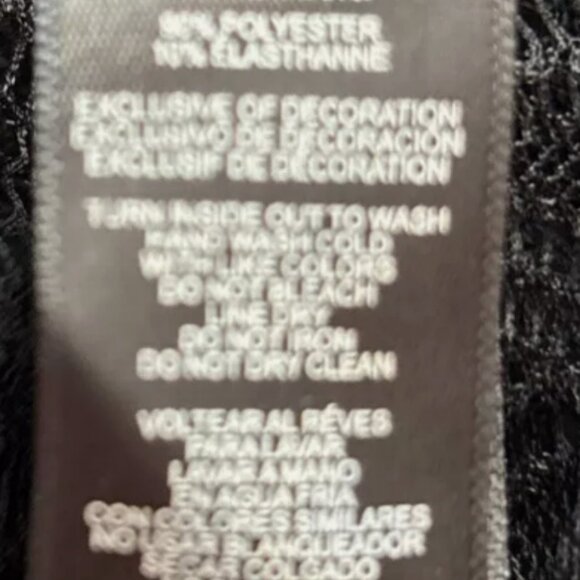 bebe Black Intimates Top - Picture 9 of 11